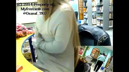 Almost Caught Naked in Library