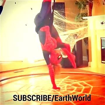 big booty yoga spider girl