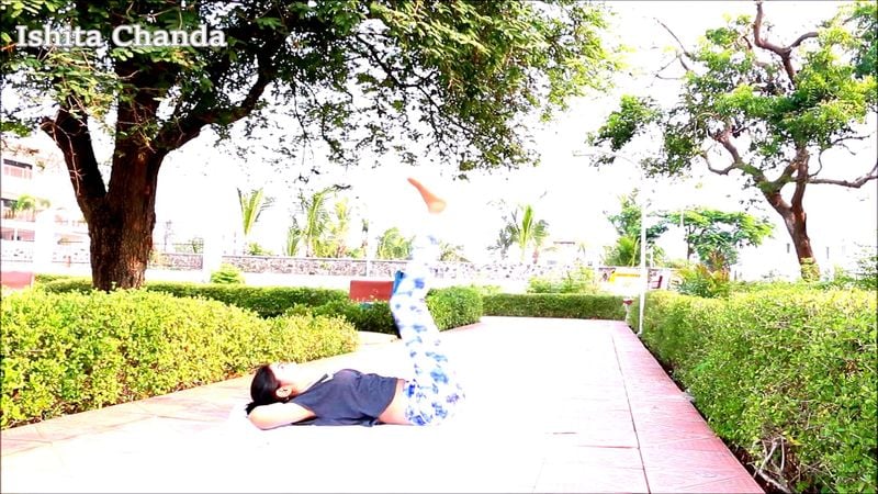 Yoga by a indian girl Yoga by a indian girl