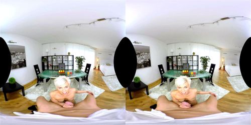fuck and suck, blonde babe, virtual reality, small tits