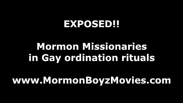 Gay bad boy Latino sucked by two innocent mormons