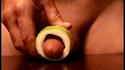 Fun with a juicy cucumber