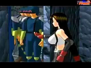 Tifa Lockhart vs Shina Soldiers