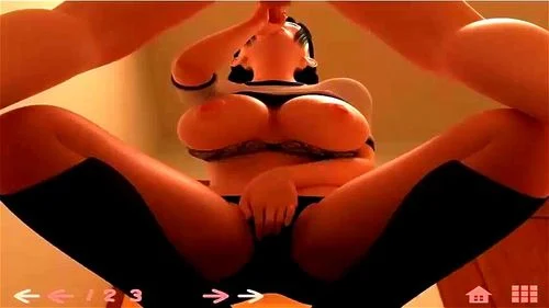 3d sister with hot boobs gives a hot blowjob sex