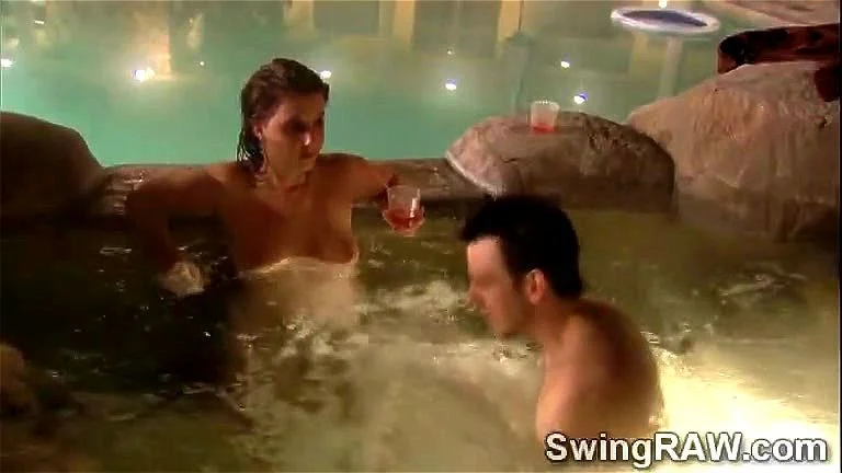 Amateur swinger couples fuck in the jacuzzi for reality show Amateur swinger couples fuck in the jacuzzi for reality show