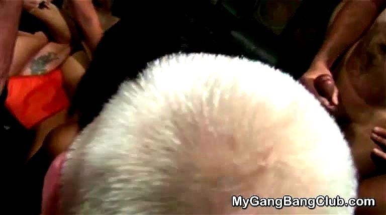 Hot babe gets covered with cum Hot babe gets covered with cum
