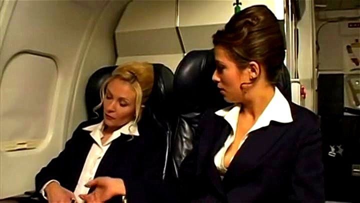 Hairy Blonde Lesbian Milfs Stewardesses - Watch Flight Attendants reporting to duty - Plane, Flight, Uniform Porn -  SpankBang