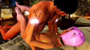 Big Ass Virtual 3D Kitty Emo Girl In Stockings Fucked