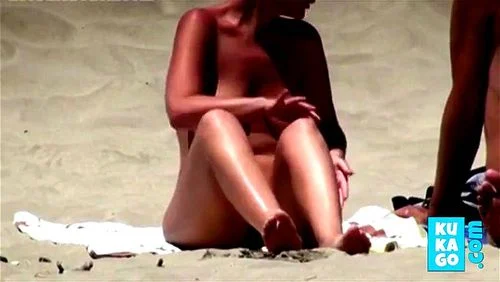 nude beach, outdoor, voyeur, hot wife