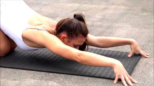 yoga, milf, big tits