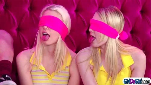 Abella using pussy and squirt for a blindfold tasting game ft. Lily Rader, Chloe Cherry & Abella Danger: Porn