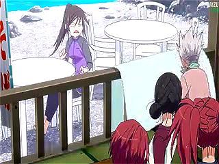 anime japan, threesome, public, asian