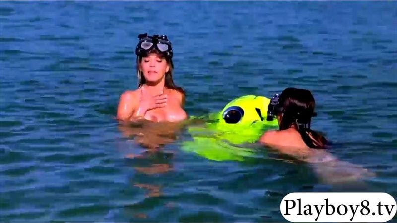 Badass hot babes topless jetski action at local Regatta