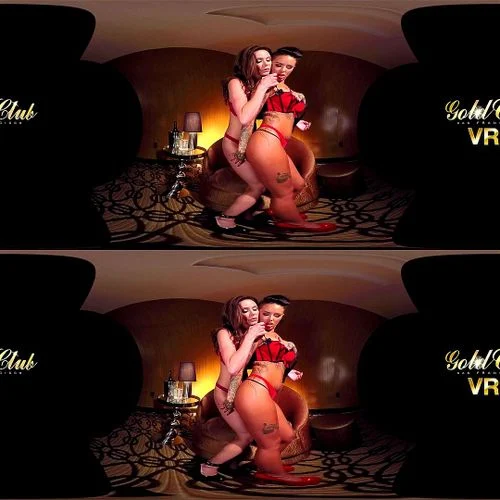 virtual reality, thong, lesbian, vr
