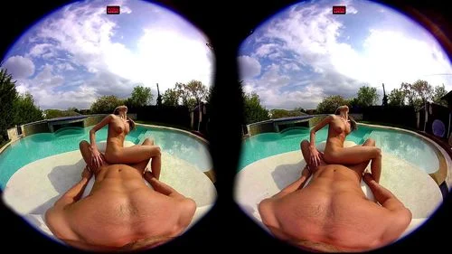virtual reality, gina, slr, pool