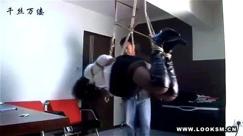Chinese Girl Tied Up by Her Boss