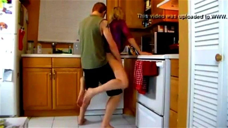 kitchen grope stepmom