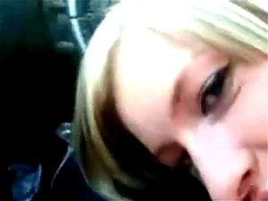 Blondes Sucking Cock Close Up - Watch Cute Blonde Sucking Dick in Car - Car, Tits, Blonde Porn - SpankBang