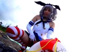 Shimakaze - Sexy Cosplay - Video 17