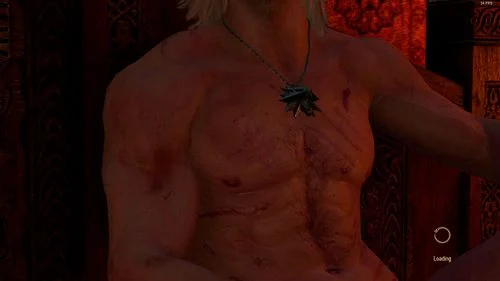 the witcher 3, sexy, big tits, brunette