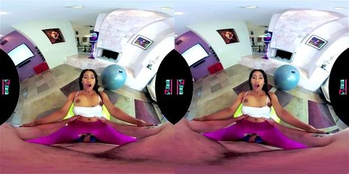 ebony, big ass, blowjob, virtual reality