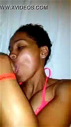 Ebony sucking cock