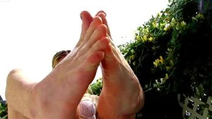 outdoor foot worship