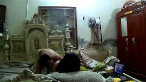 Indian Dubai Wife fucking in front of hubby on laptop  thumbnail