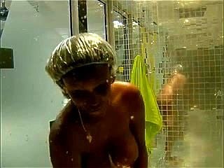 Annabel shower scene on Big Brother Africa