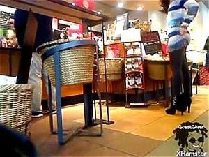Watch Coffee Shop flashing - Pussy, Flashing, Public Porn - SpankBang