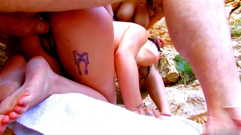 Amazing group sex with beautiful brunette Amazing group sex with beautiful brunette