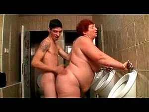 Fat Granny Public - Watch pale fat granny fucks in public bathroom - Granny, Red Head, Bbw Porn  - SpankBang