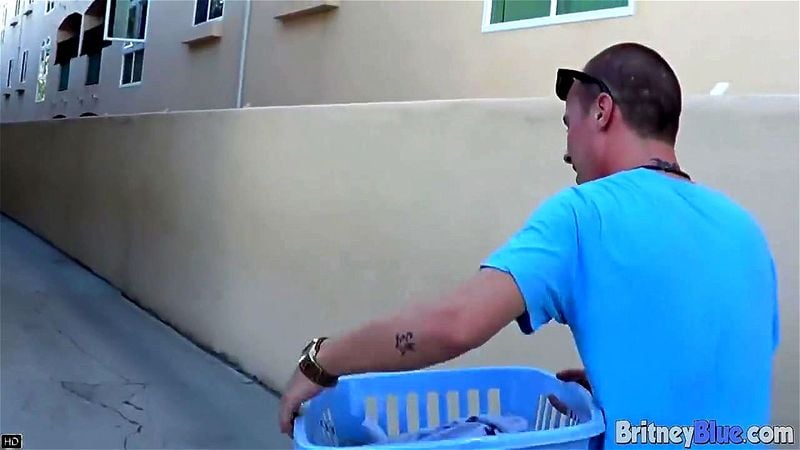 BRITTNEY BLUE GETS FUCKED WHILE GOING TO DO LAUNDRY