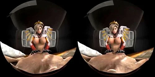 overwatch, animated 3d, vr, hentai