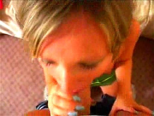 Cute blonde giving a hot blowjob Cute blonde giving a hot blowjob