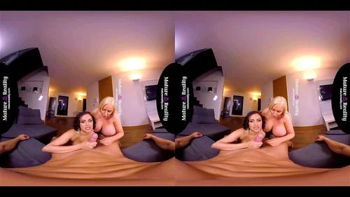 thressome, big tits, threesome, virtual sex pov