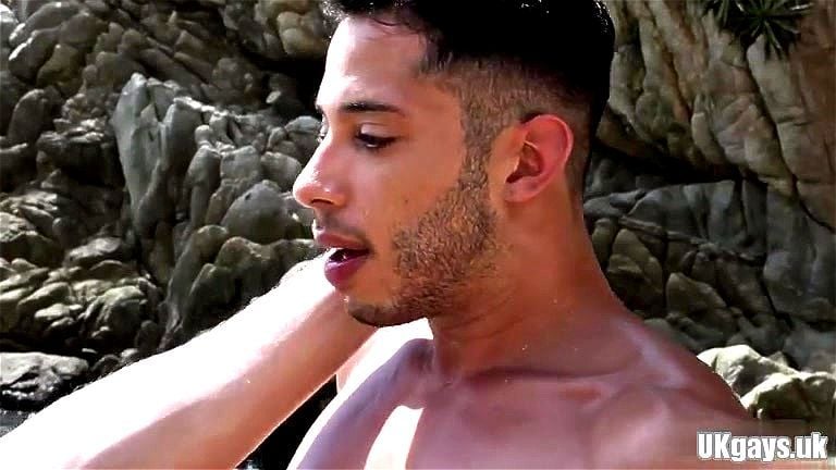 Latin gay anal sex with cum swap