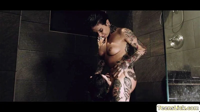 Bath room lesbian sex with Joanna and Stoya after work out Bath room lesbian sex with Joanna and Stoya after work out