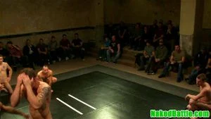 Athletic jocks wrestling and dicksucking