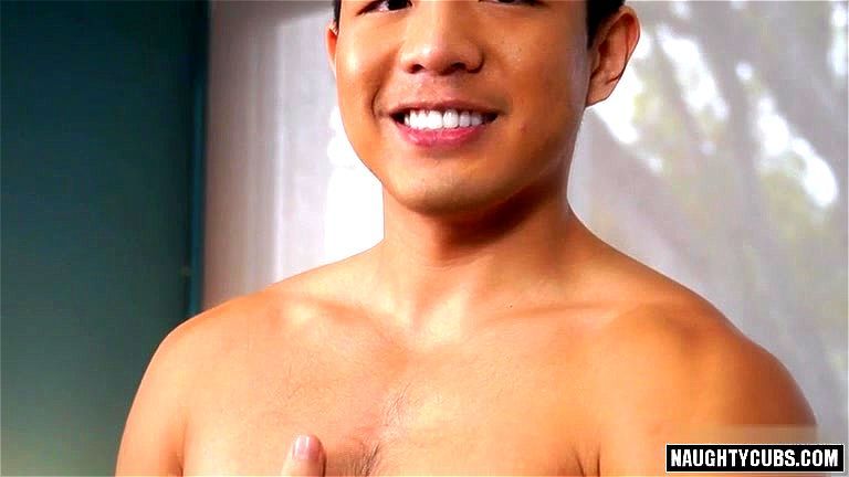 Asian gay rimjob and cumshot