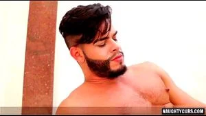 Brazilian gay anal sex with facial