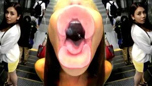 Asian glass licking thumbnail