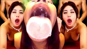 Asian glass licking thumbnail