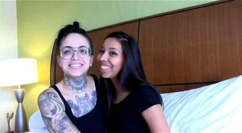 hotel, amateur, threesome, lesbian