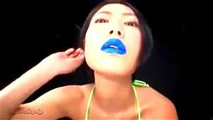 Japanese girl spitting POV