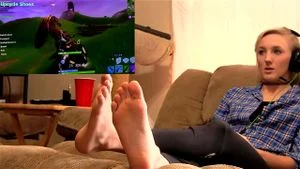 Fortnite with Brittney - beautiful soles 2