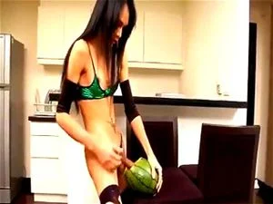 Shemale Fuck Watermelon