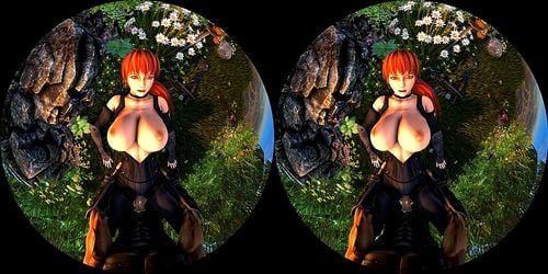 virtual reality, anime, big tits, vr