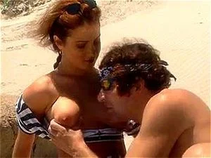 4some group sex on the beach