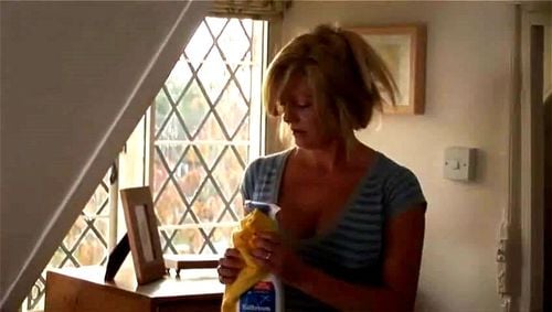 in ass, housemaid, blonde, mature